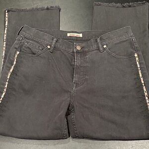 Johnny Was The Cropped Baby Boot Charcoal Jeans